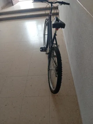 Bicicleta de montaña negra