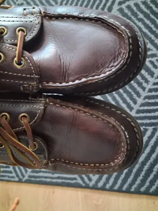 Náuticos niño piel marrón talla 36