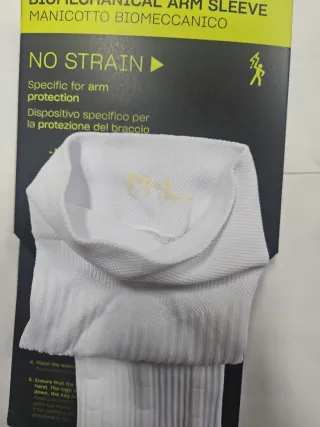 1 Manguito Floky Biomecánico Talla M-L Blanco