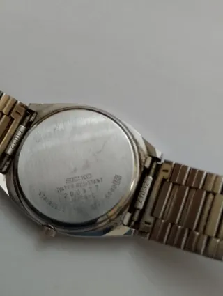 Orologio Seiko Quarzo 6923-5080 Argento Bianco