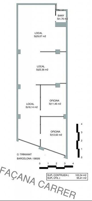 Local comercial en venta en El Camp de l'Arpa del Clot en Barcelona