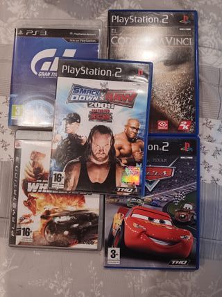 Pack 5 Juegos PS2 + 1 Sorpresa