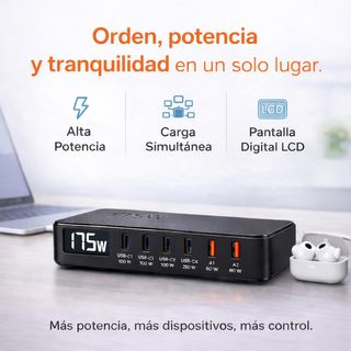 Cargador GAN 175W LED