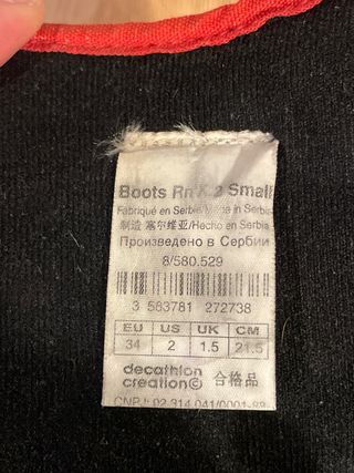 Botas Snowboard Quechua Talla 34