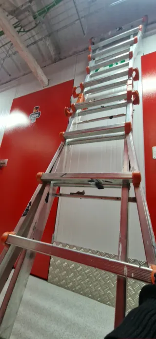 Escalera extensible aluminio