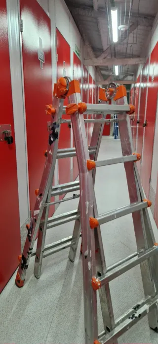 Escalera extensible aluminio