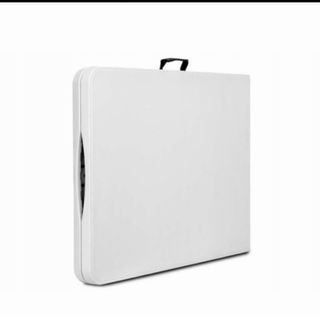 Mesa plegable exterior blanca