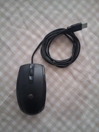 Ratón HP USB Negro
