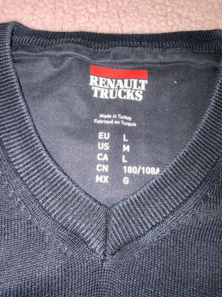 Jersey Renault Trucks Negro Talla L