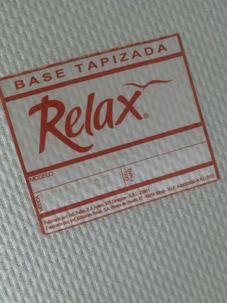 Canape tapizado marron Relax