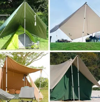 Barras telescópicas aluminio ajustables funda