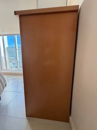 Cómoda infantil 5 cajones flores