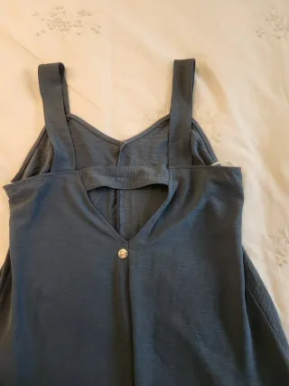 Nuevo!Vestido largo elástico NAËLLE azul