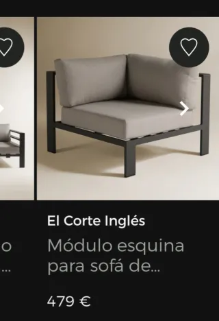 Rinconera aluminio Chicago El Corte Ingles