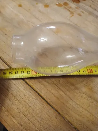 Tulipa de cristal transparente