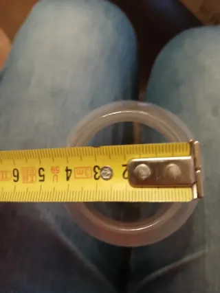 Tulipa de cristal transparente