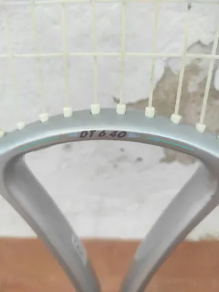 Raqueta de tenis plateada Con funda Escuxo ofertas