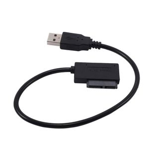 Adaptador USB 2.0 a Mini Sata II, Adaptador De 13 Pines para CD/DVD Portátil Slimline Drive, Nuevo