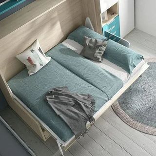 CAMA ABATIBLE 90 CON SOFA FORMAS