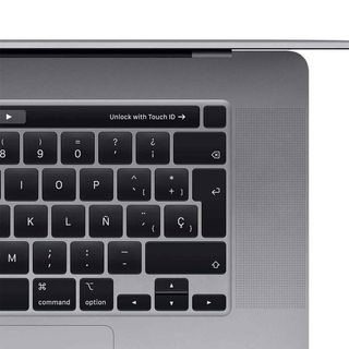 Apple MacBook Pro Touch Bar A2141 16" i7 4.5 GHz, 16GB, SSD 512GB, AMD Radeon Pro 5300M 4GB, 2019, Gris Espacial, A+