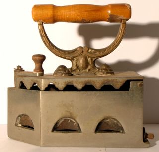 plancha de carbón antigua