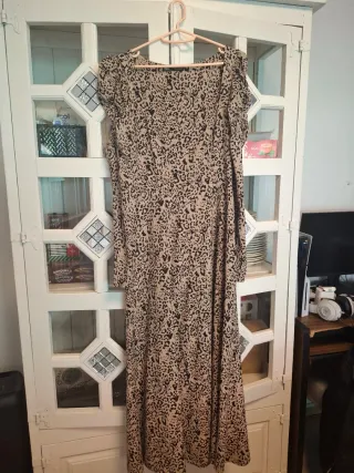 Vestido estampado leopardo talla M