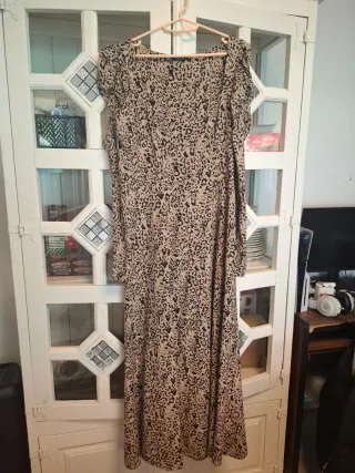 Vestido estampado leopardo talla M