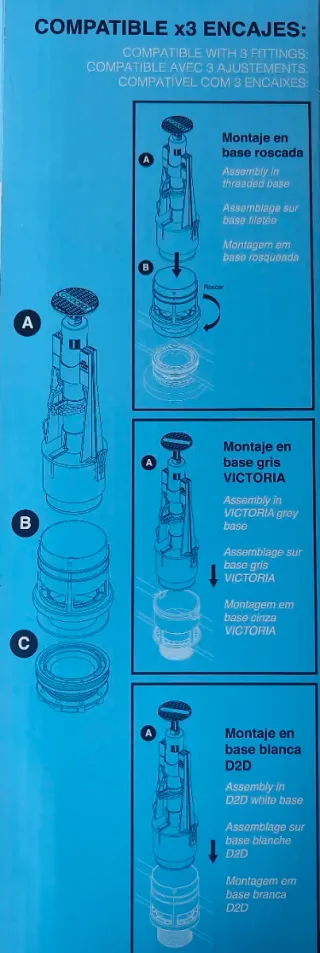 Mecanismo Cisterna Baño Descarga Completo