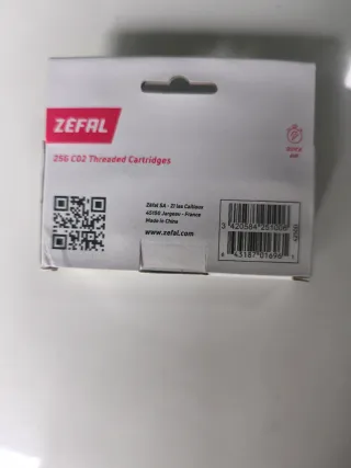 Cartuchos CO2 Zefal 25g