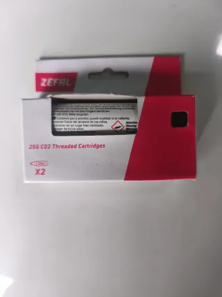 Cartuchos CO2 Zefal 25g