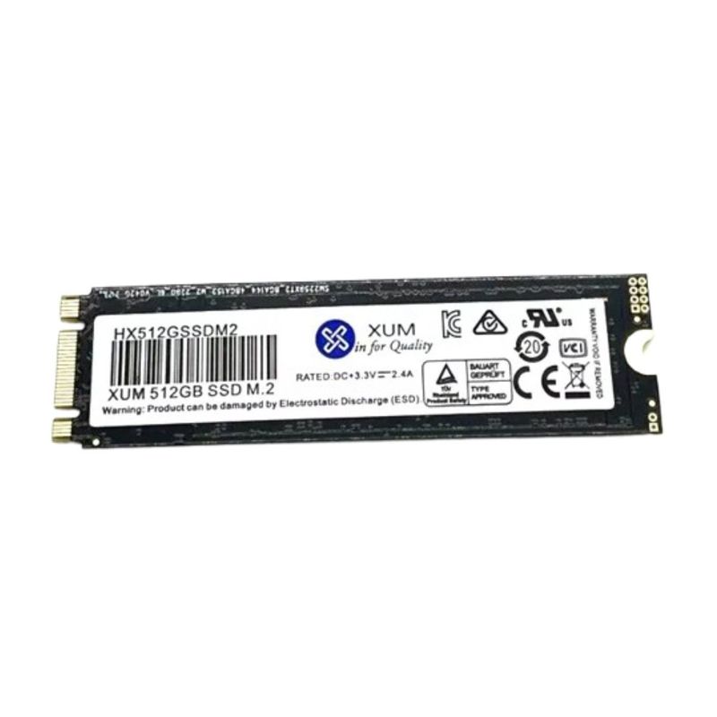 Disco Duro XUM SSD M.2 NGFF SATA III 512GB 2280 (HX512GSSDM2), Nuevo