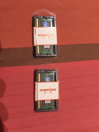 2x 4GB DDR3 1600MHz Módulos RAM Portátil