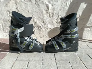 Botas de esquí Salomon y porta botas rossignol