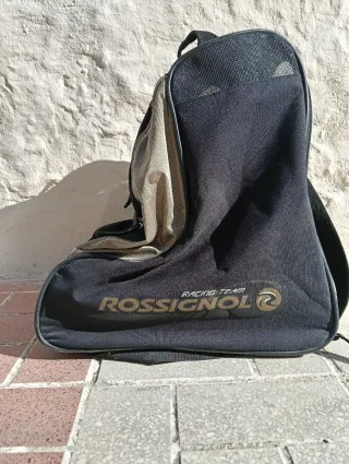 Botas de esquí Salomon y porta botas rossignol