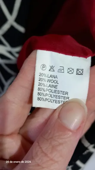 Abrigo Desigual Mujer Negro y Blanco