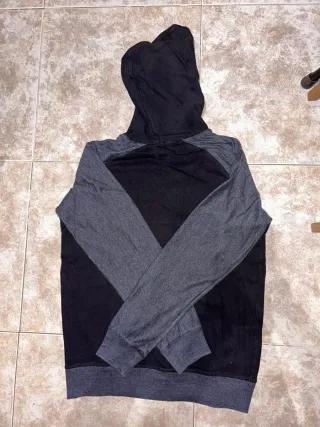 Sudadera Zara Hombre Negra y Gris