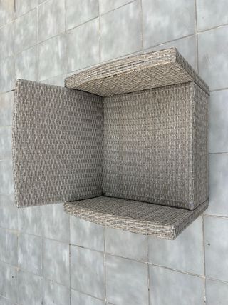 Conjunto de jardín Jisk ratán y madera