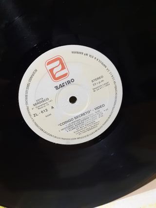Vinilo Video Código Secreto. 1984.