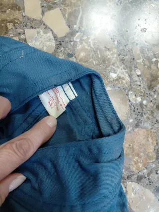 Mono de trabajo azul