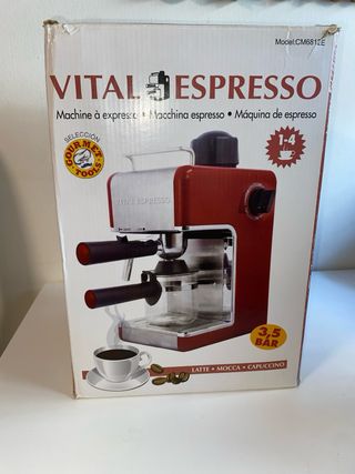 Cafetera Vital Expresso Roja