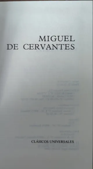 Don Quijote de la Mancha parte 1 y 2