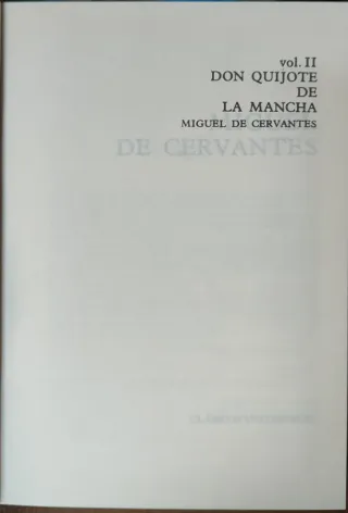 Don Quijote de la Mancha parte 1 y 2