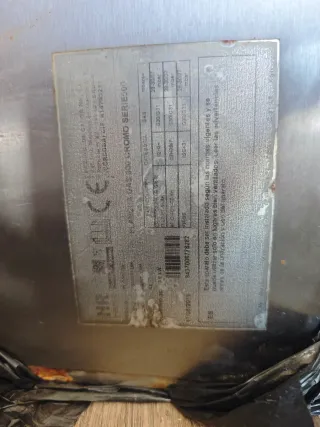 Plancha de bar de cromo 90x50 marca HR