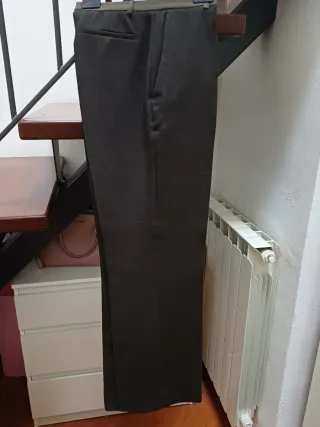 Pantaloni classici verde scuro