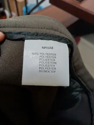 Pantaloni classici verde scuro