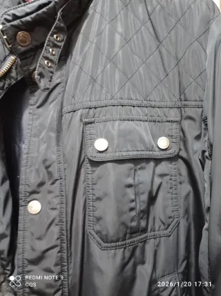 Cazadora chaqueta Massimo Dutti Hombre Negra