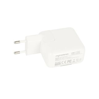 Cargador Movano 29W USB tipo C USB-C, compatible con iPad/MacBook, Blanco, Nuevo