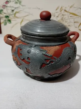 Vintage cerámica china dragón