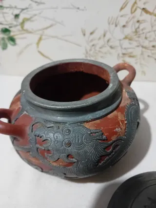 Vintage cerámica china dragón