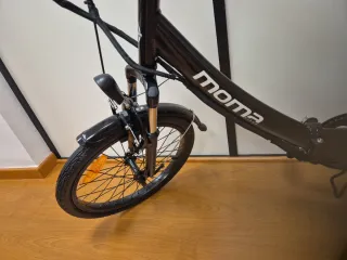 Bicicleta Eléctrica Plegable Negra
